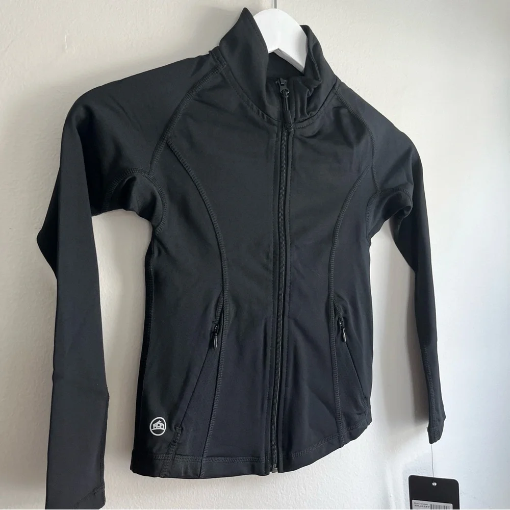 NWT Stormtech Youth‎ Boy's Flex Textured Jacket in Black Size Small